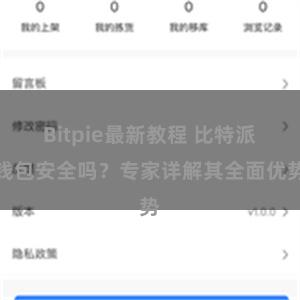 Bitpie最新教程 比特派钱包安全吗？专家详解其全面优势