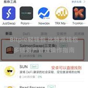 Bitpie轻钱包 比特派钱包多链资产管理操作指南