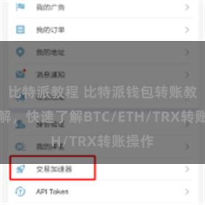 比特派教程 比特派钱包转账教程详解，快速了解BTC/ETH/TRX转账操作