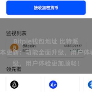 Bitpie钱包地址 比特派钱包最新版本更新：功能全面升级，用户体验更加顺畅！