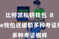 比特派私钥钱包  Bitpie钱包还缓助多种考证模样