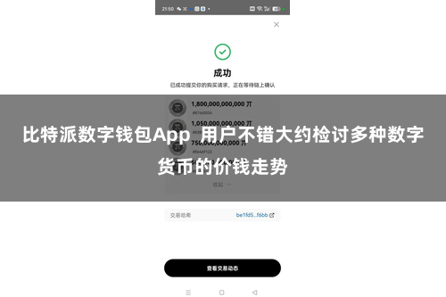 比特派数字钱包App  用户不错大约检讨多种数字货币的价钱走势