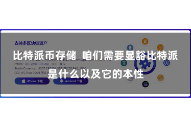 比特派币存储  咱们需要显豁比特派是什么以及它的本性